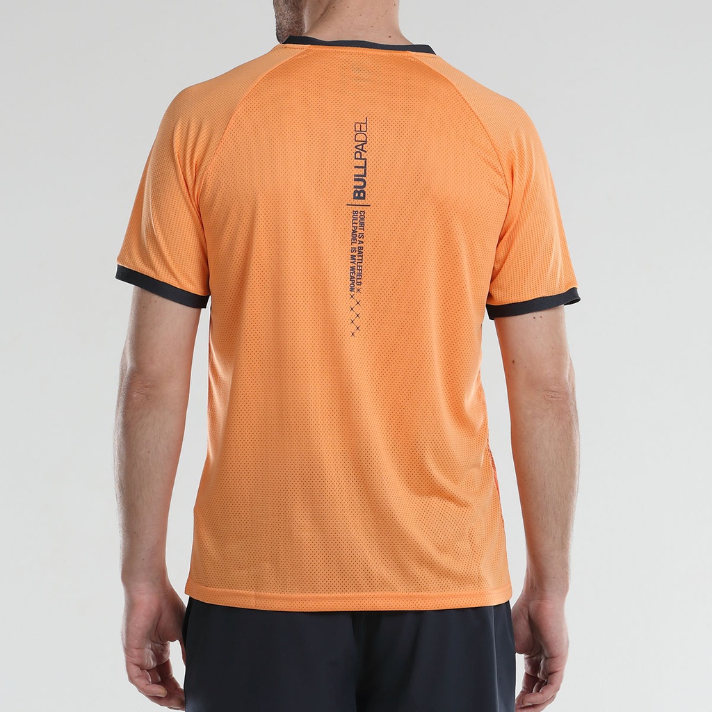 CAMISETA BULLPADEL ACTUA NARANJA BullpadelPy